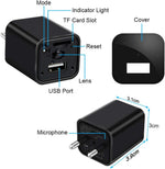 Smart WiFi Camera Charger 1080P HD with mobile app access and motion-triggered recording in compact charger design