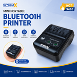 Speed-X BT450M portable 58mm Bluetooth thermal receipt printer with USB connectivity and rechargeable battery