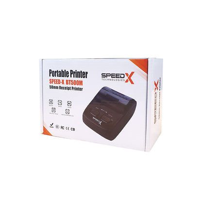 Speed-X BT500M, BT500M Printer, Speed-X Mini Printer, 58mm Thermal Printer, Bluetooth Thermal Printer,