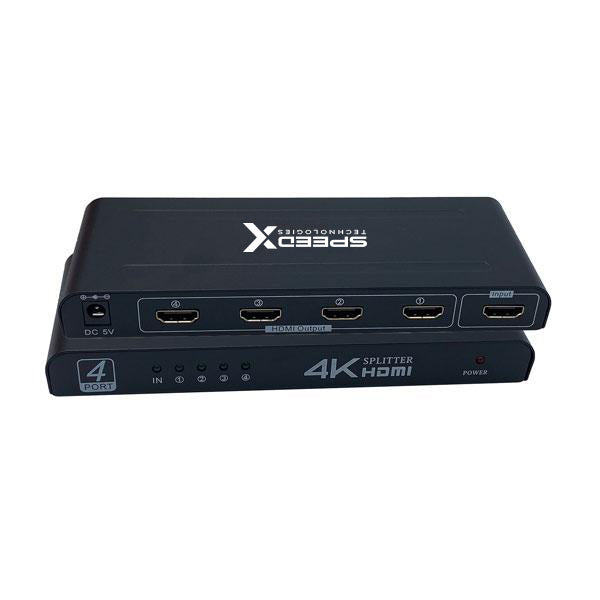 Speed-X FJ104 4 port HDMI splitter 4K
