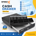 Speed-X SP-360D Steel Cash Drawer for POS Systems