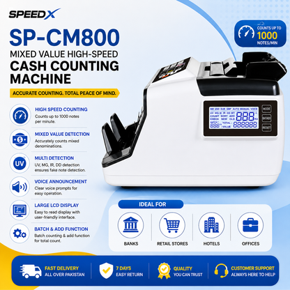 Speed-X SP-CM800 high-speed money counting machine