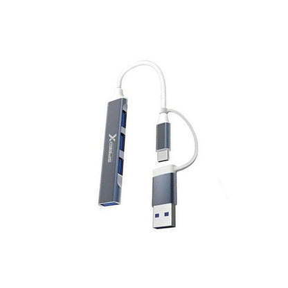 Speed-X SP-UTC41 2-in-1 4 port USB 3.0 hub
