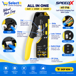 SpeedX HT-718 Cat7 RJ45 Crimping Tool with Cutter