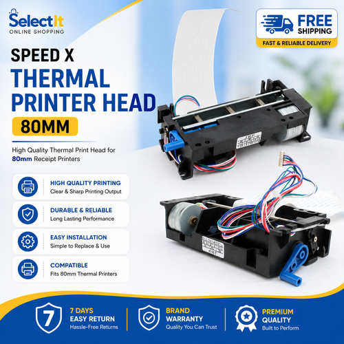 Speed X 80mm Thermal Printer Head Replacement Print Head for POS Receipt Printer