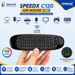 Speedx C120 RGB Backlit Air Mouse Remote Control