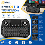 Speedx I10 Mini Touchpad Keyboard Wireless 2.4GHz 7 Color Backlit
