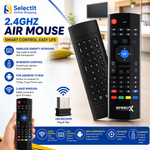 Speedx MX3 Air Mouse Remote Control for Android TV and Smart TV