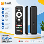 Speedx Pixel4K X20 Plus 4K Smart TV Box Android 10 with Air Mouse