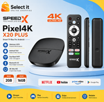 Speedx Pixel4K X20 Plus Android 10 4K TV Box with Voice Remote