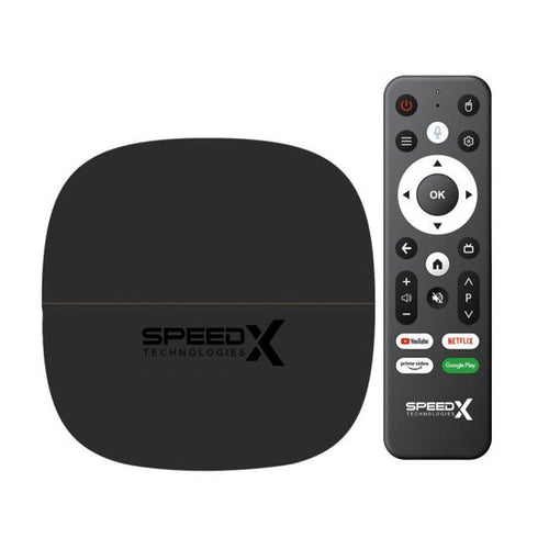 Speedx Pixel4k X20 Plus Allwinner H313 Android 10.0v 4k Smart Tv Box 2gb+16gb Air Mouse With Voice Control Netflix, YouTube, Prime Videos & Google Play