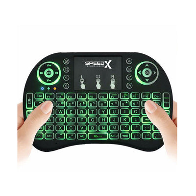 Speedx RF 500 Mini Wireless Keyboard with Touchpad, Backlit Keys & Mouse
