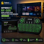 Speedx RF 500 Wireless Mini Keyboard with Touchpad and Backlight