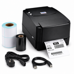 TSC TTP-244 Pro barcode label printer with thermal printing technology