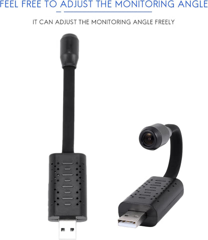 V380 U21 HD mini WiFi USB camera 1080P wireless security camera with motion detection AI human detection loop recording and mobile app live monitoring
