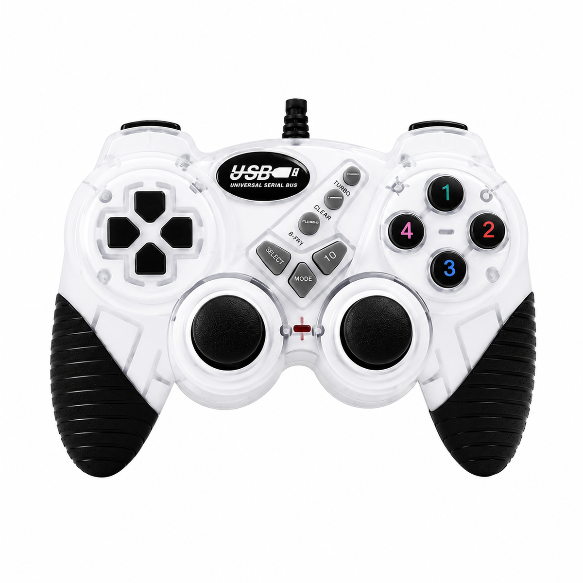 USB L4000 Double Shock Wired USB Game Controller for Windows PC
