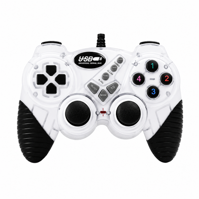 USB L4000 Double Shock USB Game Controller | Dual Vibration Wired Gamepad for PC