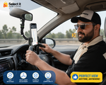Universal 360° Rotatable Mobile Phone Holder | Multi-Joint Clip Mount for Car Rearview Mirror & Multi-Purpose Use