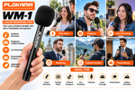 PLOKAMA WM1 Lavalier Microphone Stick Handheld Handle for Wireless Lavalier Mic