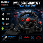 Wide compatibility for ultimate racing experience