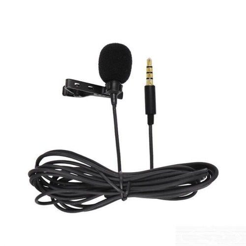 Professional Lavalier Microphone Clip-On Mic for YouTube, Interview, Podcast & Live Streaming