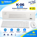 Wireless keyboard and mouse combo for laptop and computer