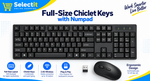 Wireless keyboard and mouse set for PC and laptop
