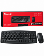 Wireless keyboard mouse combo set KM100 40P for computer