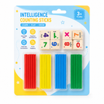 Wooden Montessori Counting Sticks and Number Cards Educational Math Learning
