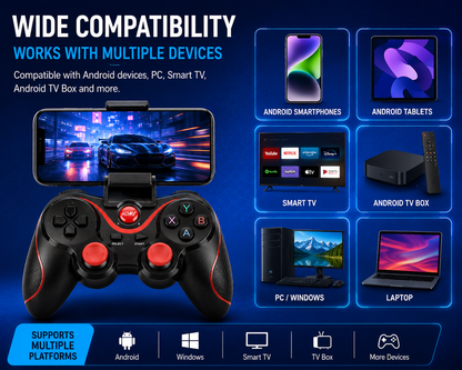 X3 Gaming Controller Compatible with Android and PC