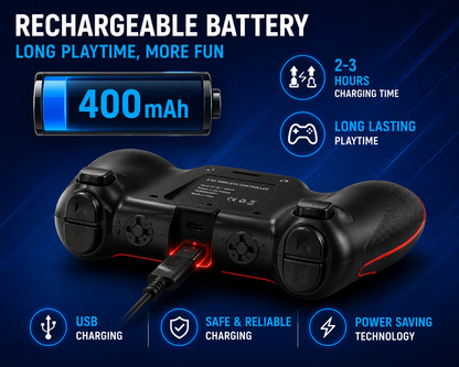 X3 Rechargeable Wireless Gamepad Package Contents