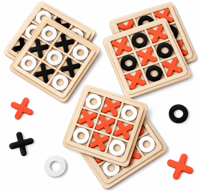 XOXO Tic Tac Toe Board Game | Classic Strategy Game for Kids & Family