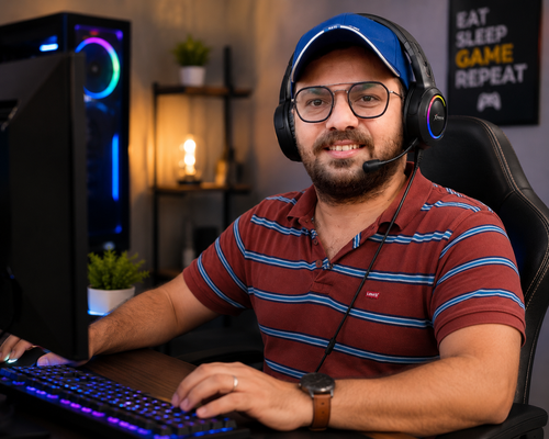 XTRIKE ME GH-509 Wired Stereo Gaming Headset with RGB Lighting & Noise Cancelling Microphone | Over-Ear Gaming Headphones