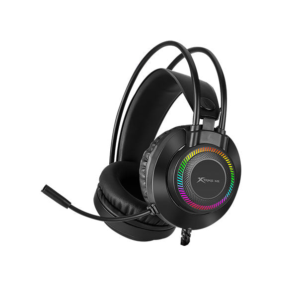XTRIKE ME GH-509 Wired Stereo Gaming Headset with RGB Lighting & Noise Cancelling Microphone | Over-Ear Gaming Headphones