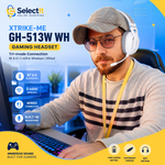 XTRIKE ME GH-513W Wireless Gaming Headphones | Bluetooth 6.0, RGB, Noise Cancelling Mic & USB-C