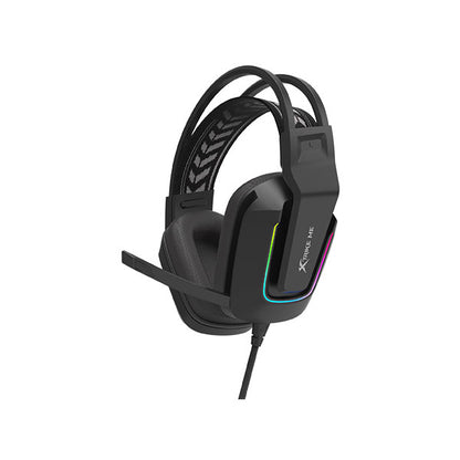 Xtrike Me GH712 RGB gaming headset with noise reduction microphone black
