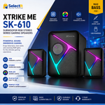 Xtrike Me SK-610 Wired RGB Gaming Speaker System with Subwoofer
