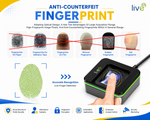 ZKTeco Live20R Fingerprint Reader | Biometric Scanner for Android, Windows, iOS & Linux
