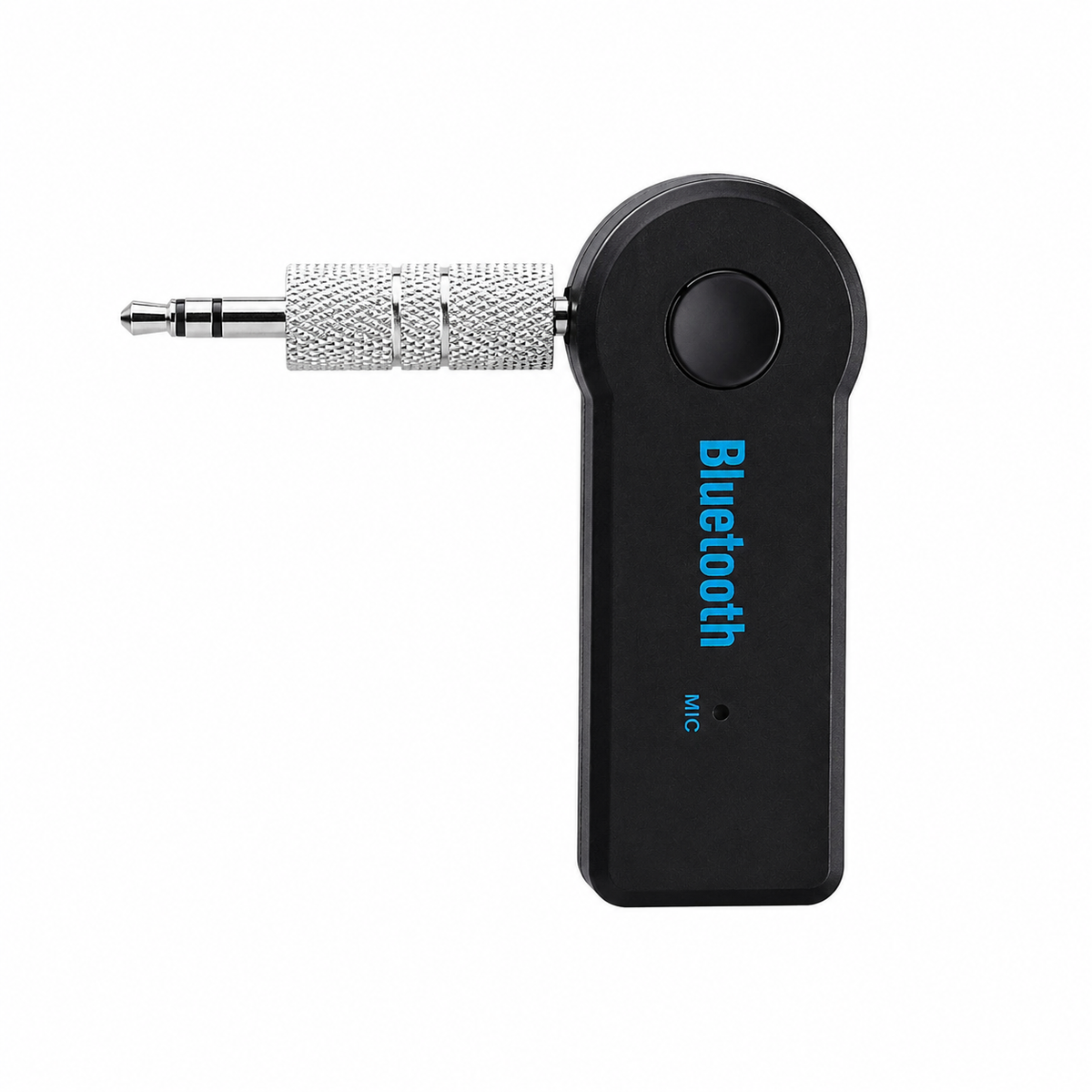 Car Bluetooth Music Receiver 3.5mm AUX Wireless Audio Adapter Black