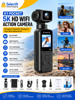 K1 Pocket 5K HD WiFi Action Camera 270° Rotatable