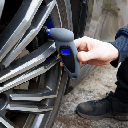 Digital Tire Pressure Gauge with LED LCD Display for Cars Motorcycles and Bicycles