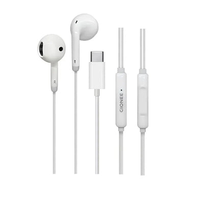 GIONEE Type C Earphones Original Wired Handsfree with Mic USB C Headphones for Android Deep Bass