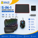 5-in-1 Wireless Bluetooth Gaming Keyboard and Mouse Combo for Mobile & Tablet – PUBG, FPS Game Controller Support