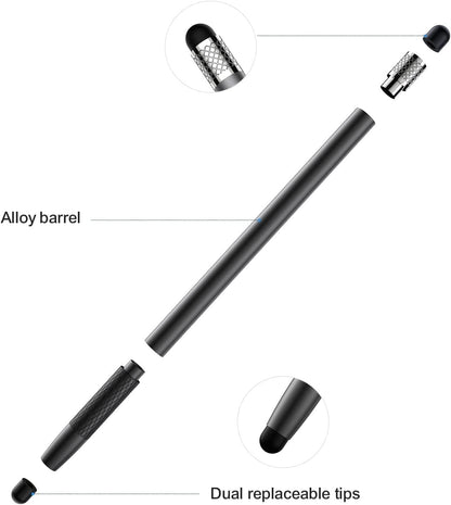 JOYROOM JR-DR01 Dual Tips Passive Stylus Pen Black for Phones and Tablets