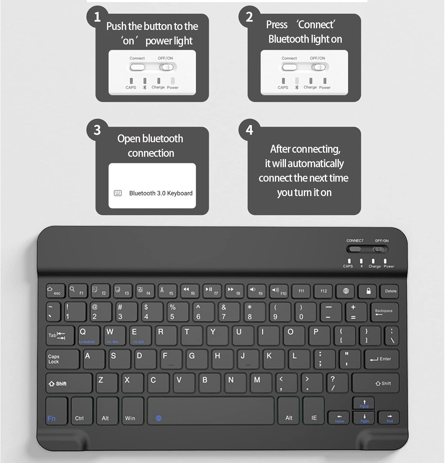 KM908 wireless keyboard and mouse combo with slim USB plug and play design for laptop desktop and tablet use