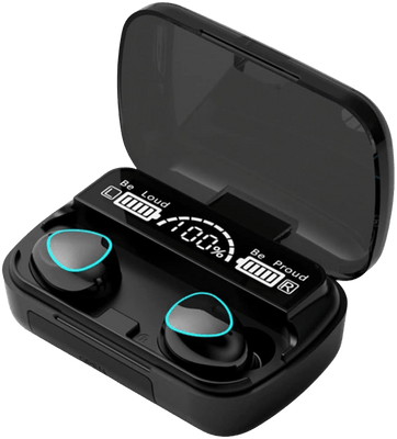 M10 TWS AirPods Wireless Earbuds with Super Sound, Touch Sensors & Built-in Mic – Bluetooth True Stereo Headphones for Android & iPhone