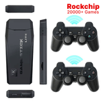 M8 4K Retro Video Game Console 64GB with 20000 Games and Dual Wireless Controllers
