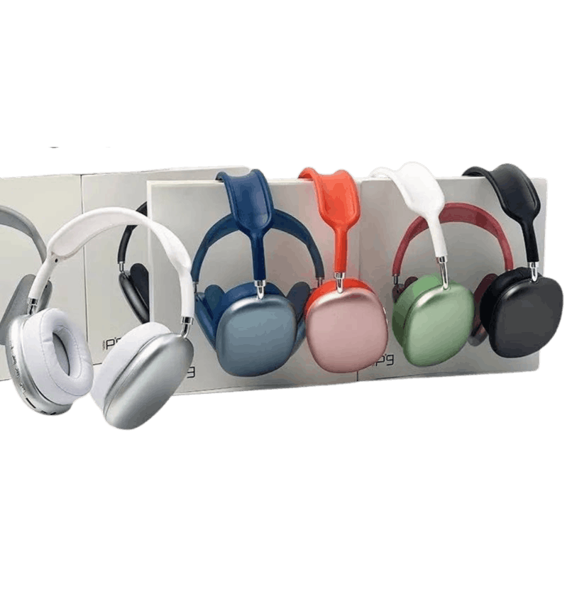 P9 wireless Bluetooth over-ear headphones with mic Hi-Fi stereo sound noise cancelling foldable gaming and music headset