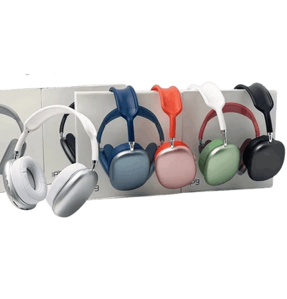 P9 wireless Bluetooth over-ear headphones with mic Hi-Fi stereo sound noise cancelling foldable gaming and music headset