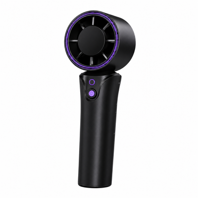 Portable Turbo Handheld Fan with LED Display | 100 Speed Levels Rechargeable Cooling Fan